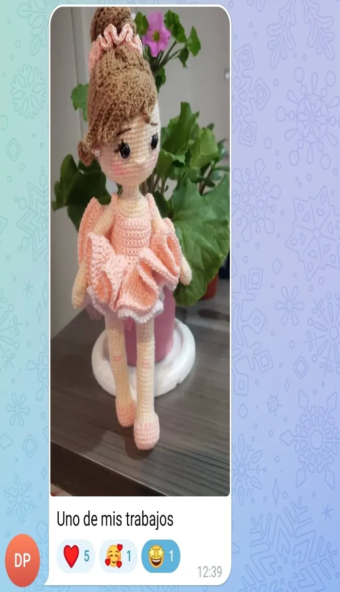 Amigurumi hecho por Marta Ortiz