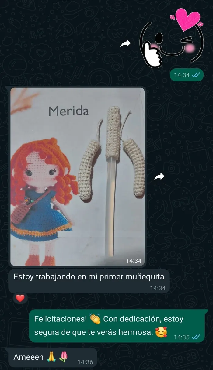 Amigurumi hecho por Camila Restrepo