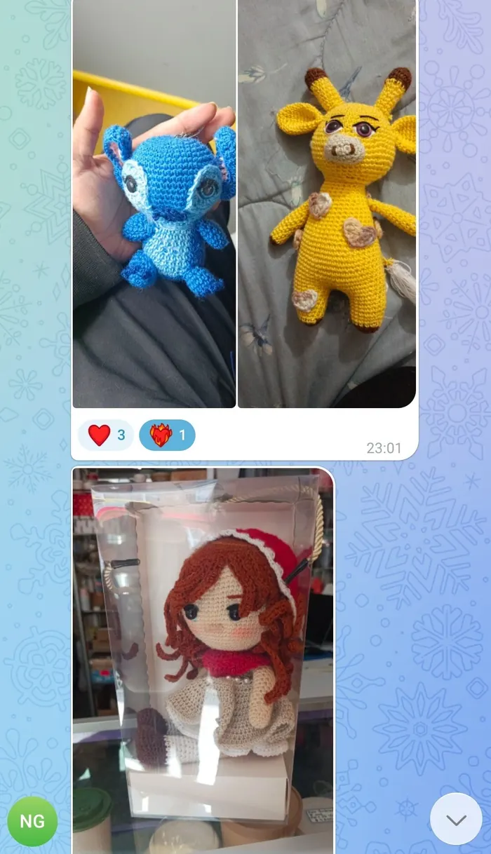 Amigurumi hecho por Lucía Martínez